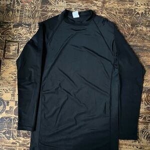 Men's Black long sleeve rashguard Shirt